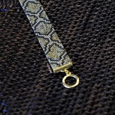 Ivory Snake Beaded Bracelet