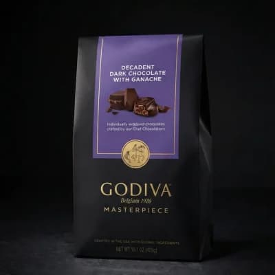 Godiva Masterpiece Decadent Dark Chocolate with Ganache