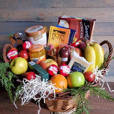 Fruit and Food Gift Basket